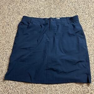 Tilley Women's Trek Skort Size Large Navy Blue